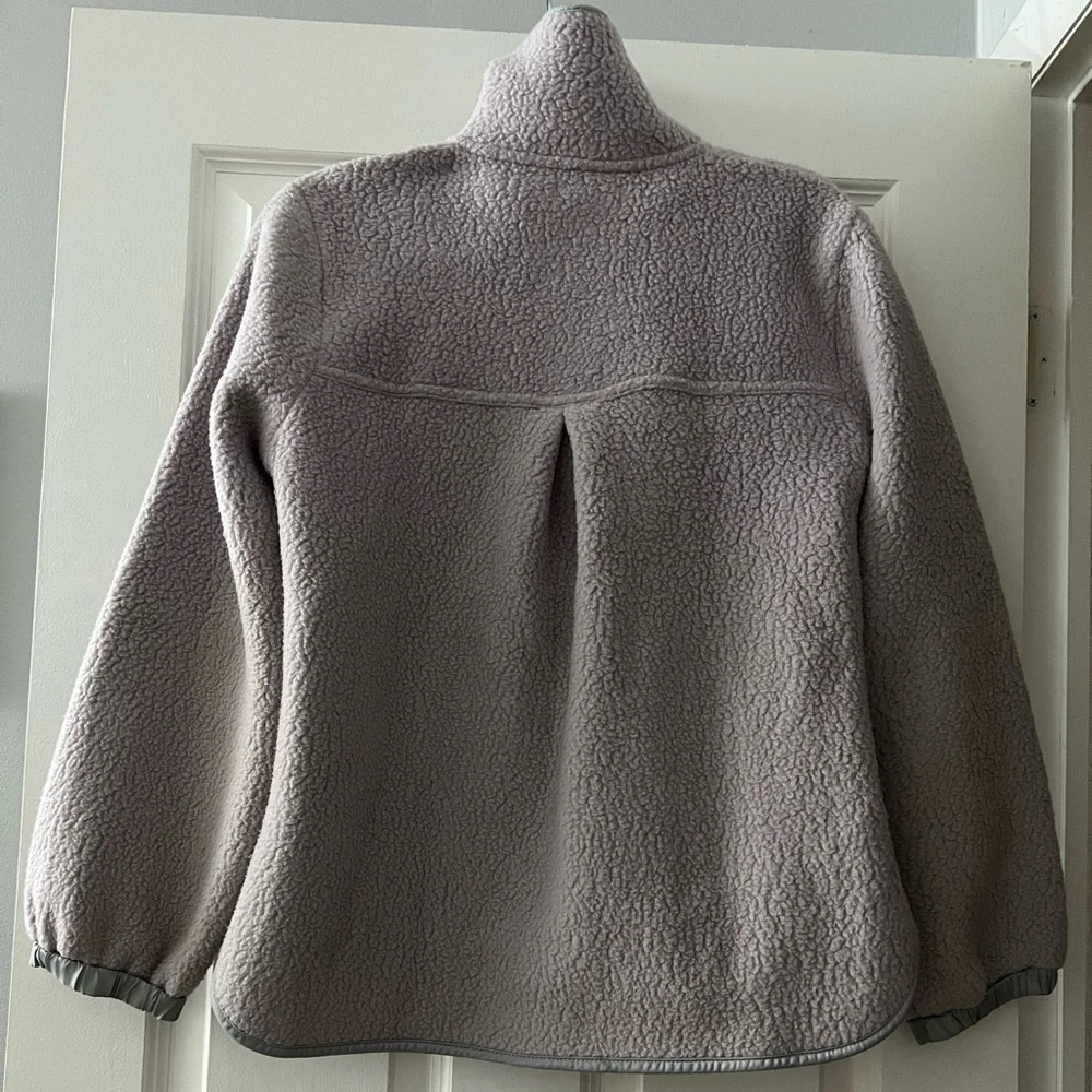 Madewell Sherpa 1/4 zip pullover - Picture 4 of 4